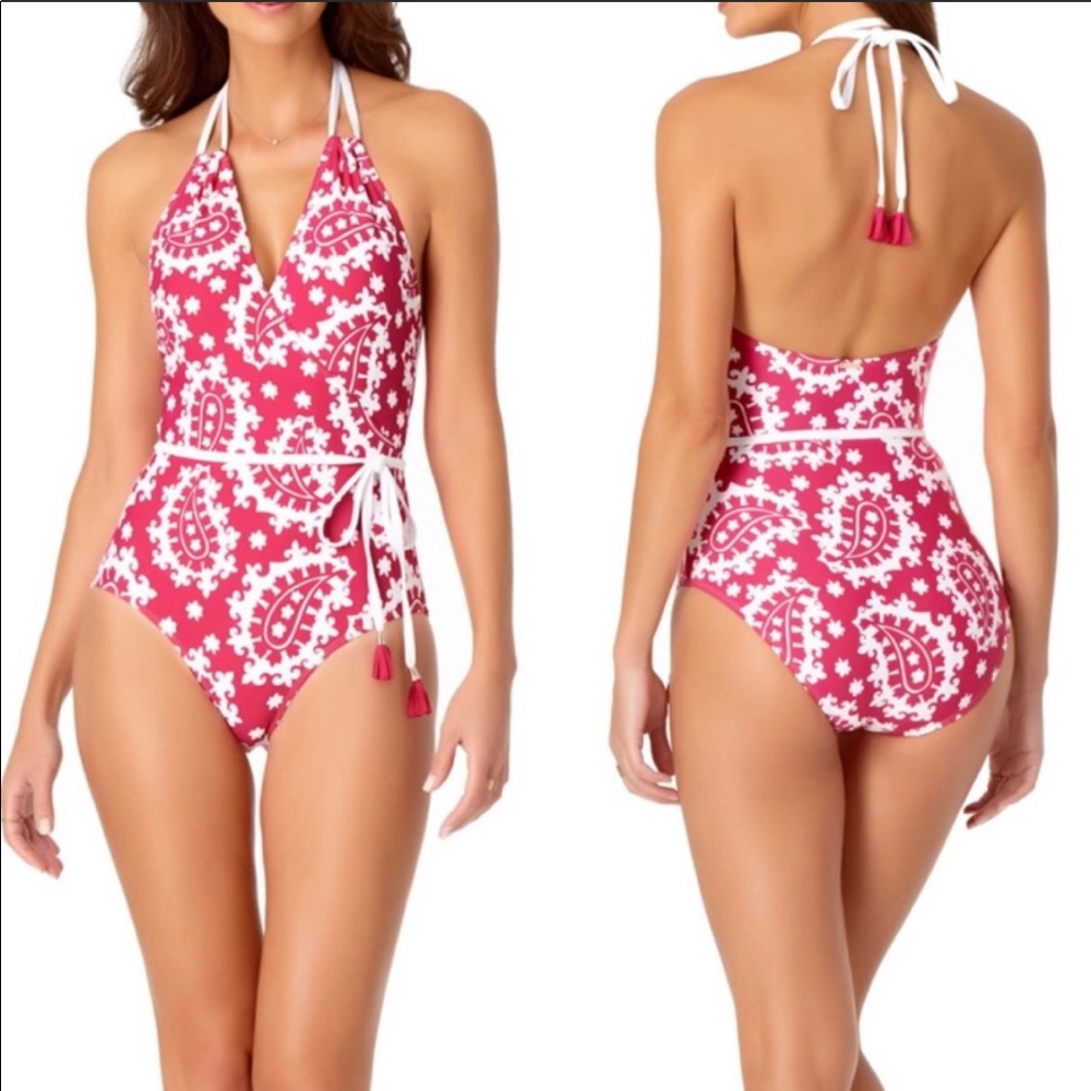Anne Cole Belted Wrap Mailot